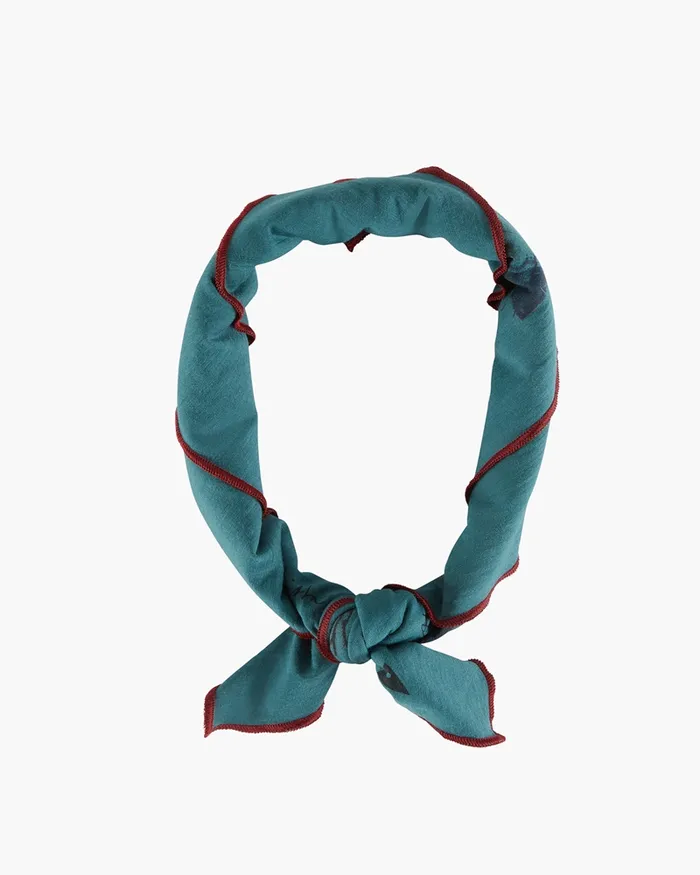 Verdandi Scarf Britta Britta MarakattLabba Emerald Green MenWomen Klttermusen Scarves and Neckwarmers