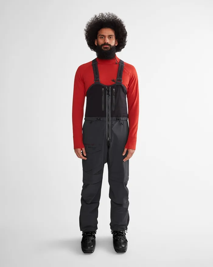 Vidar Alpine Salopette Raven Men Klttermusen Waterproof Pants