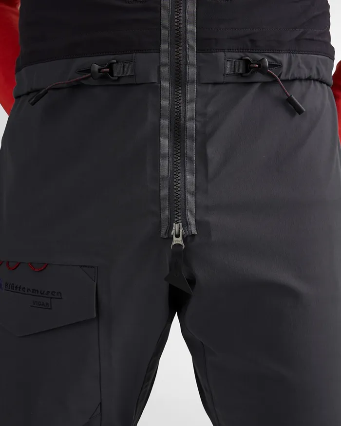 Vidar Alpine Salopette Raven Men Klttermusen Waterproof Pants