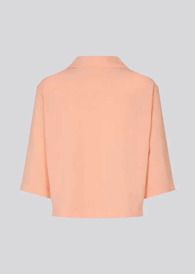 Women AaliyahMD Shirt Peach Nectar Modstrm Shirts Women AaliyahMD Shirt Peach Nectar Modstrm Shirts