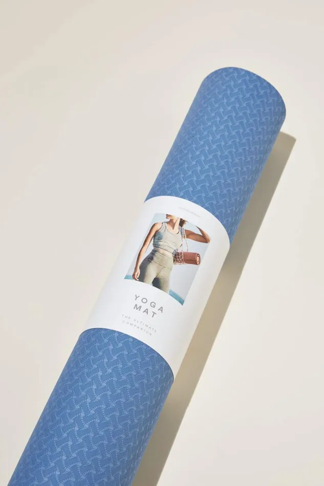Women Active Accessories Cotton On Yoga Mat Forever Blue Quiet Sky