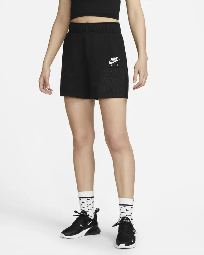 Women Air Blackblackwhite Nike Shorts