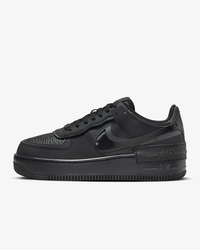Women Air Force 1 Shadow Blackanthracitevelvet Brownblack Nike Lifestyle