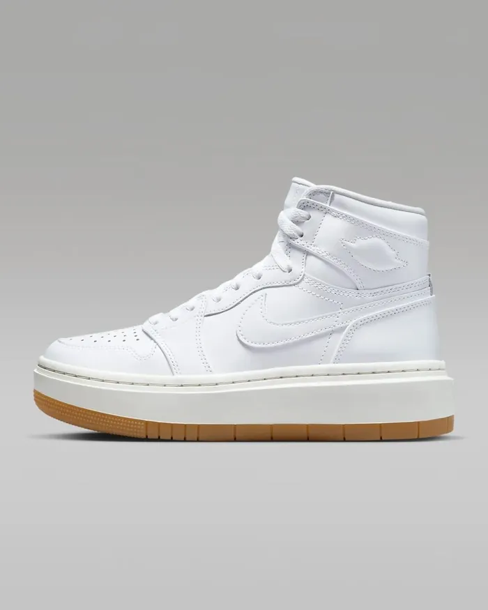 Women Air Jordan 1 Elevate High Se Whitesailgum Light Brownwhite Nike Jordan