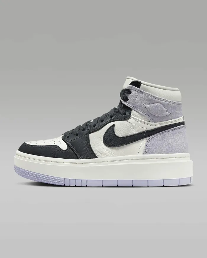 Women Air Jordan 1 Elevate High Titaniumsaildark Smoke Grey Nike Lifestyle