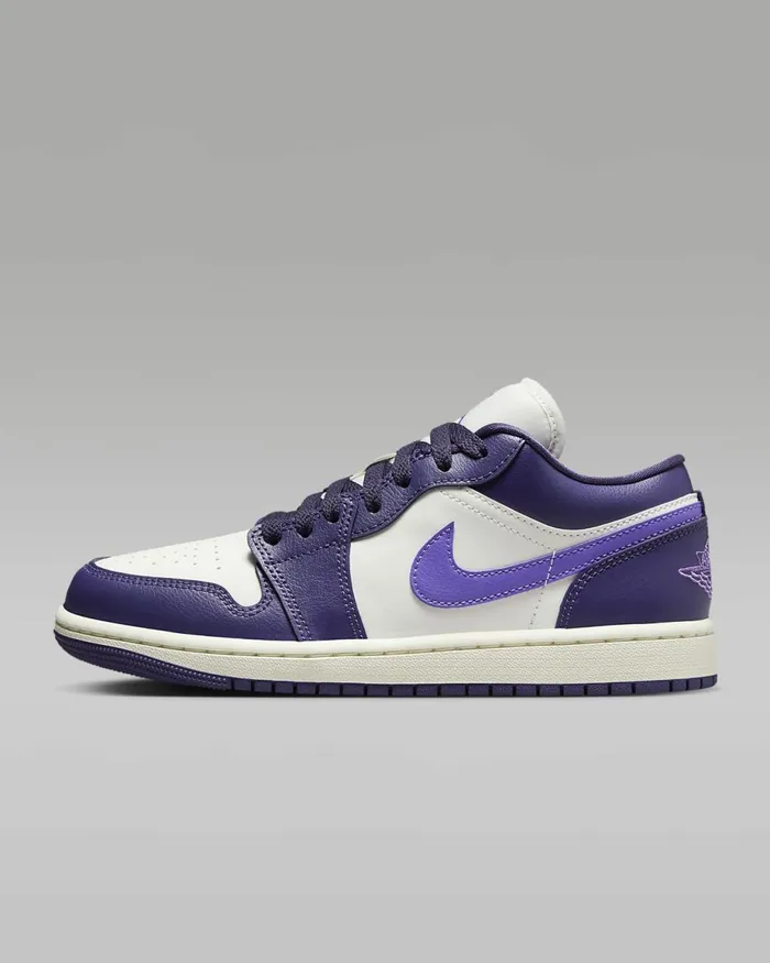 Women Air Jordan 1 Low Sky J Purplesailaction Grape Nike Lifestyle