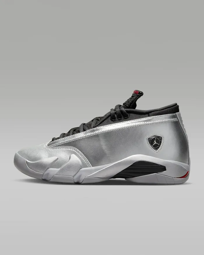 Women Air Jordan 14 Retro Low Metallic Silverwolf Greyblackfire Red Nike Lifestyle Women Air Jordan 14 Retro Low Metallic Silverwolf Greyblackfire Red Nike Lifestyle