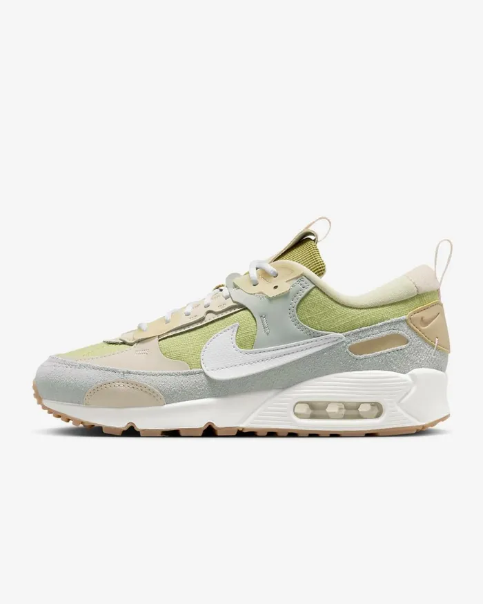 Women Air Max 90 Futura Buff Goldlight Silversand Driftsummit White Nike Lifestyle Women Air Max 90 Futura Buff Goldlight Silversand Driftsummit White Nike Lifestyle