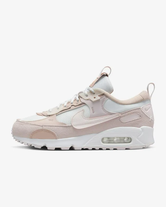 Women Air Max 90 Futura Summit Whitebarely Rosepink Oxfordlight Soft Pink Nike Lifestyle