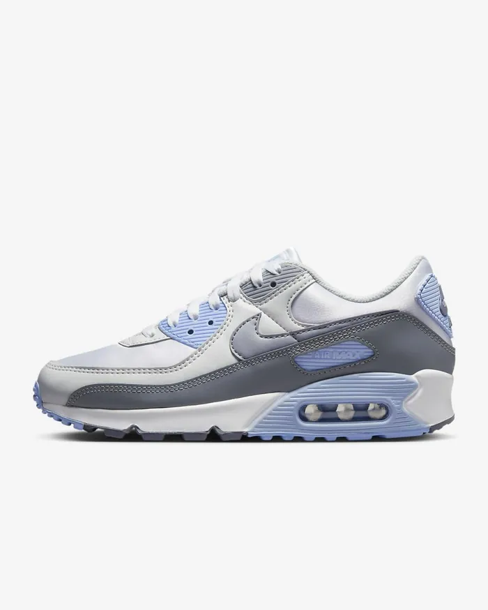 Women Air Max 90 Whitephoton Dustcobalt Blisswolf Grey Nike Lifestyle