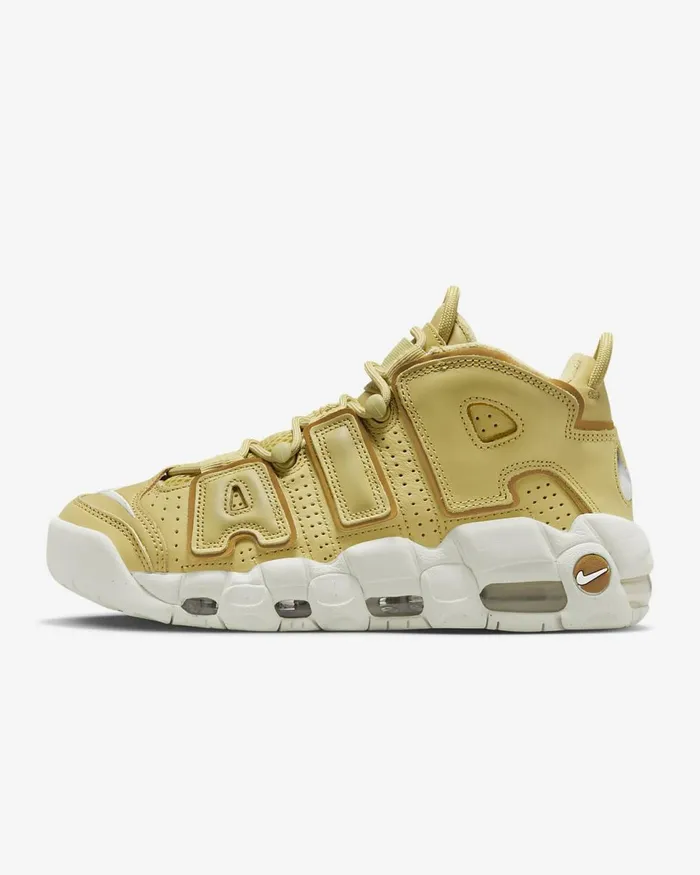 Women Air More Uptempo Buff Goldsailbronzine Nike Lifestyle
