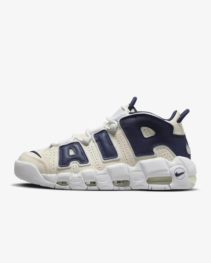 Women Air More Uptempo Coconut Milkwhitemidnight Navy Nike Lifestyle
