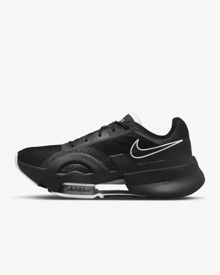 Women Air Zoom Superrep 3 Blackblackanthracitewhite Nike Training And Gym