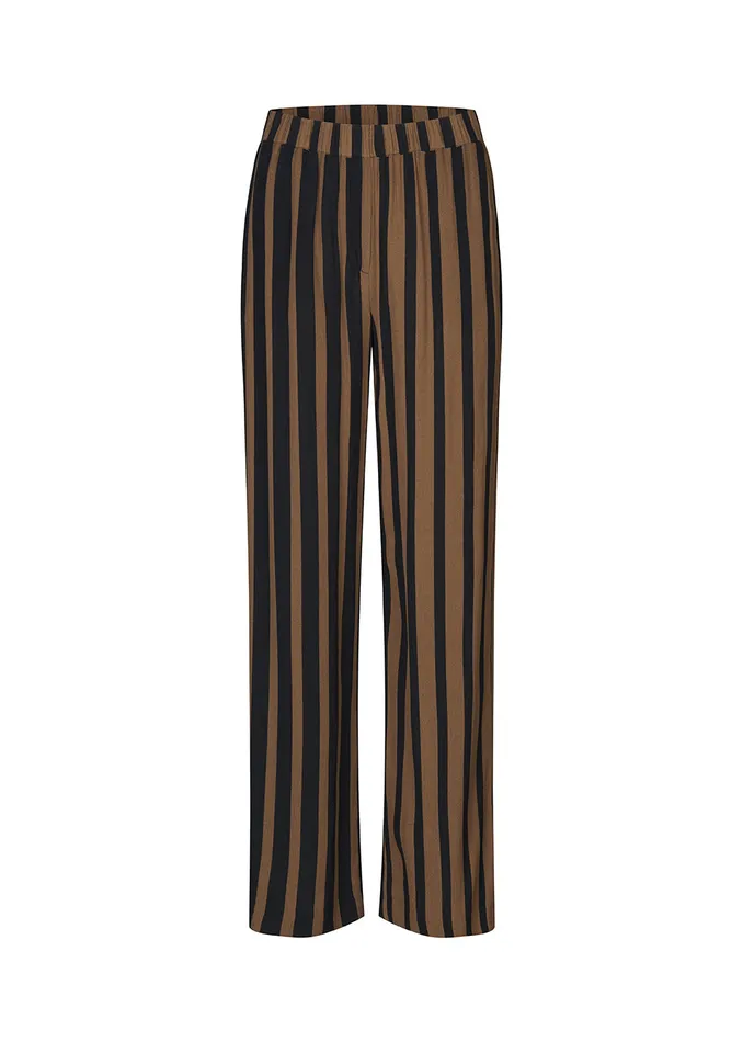 Women AliciaMD Print Pants Bold Sienna Stripe Modstrm Pants and Leggings
