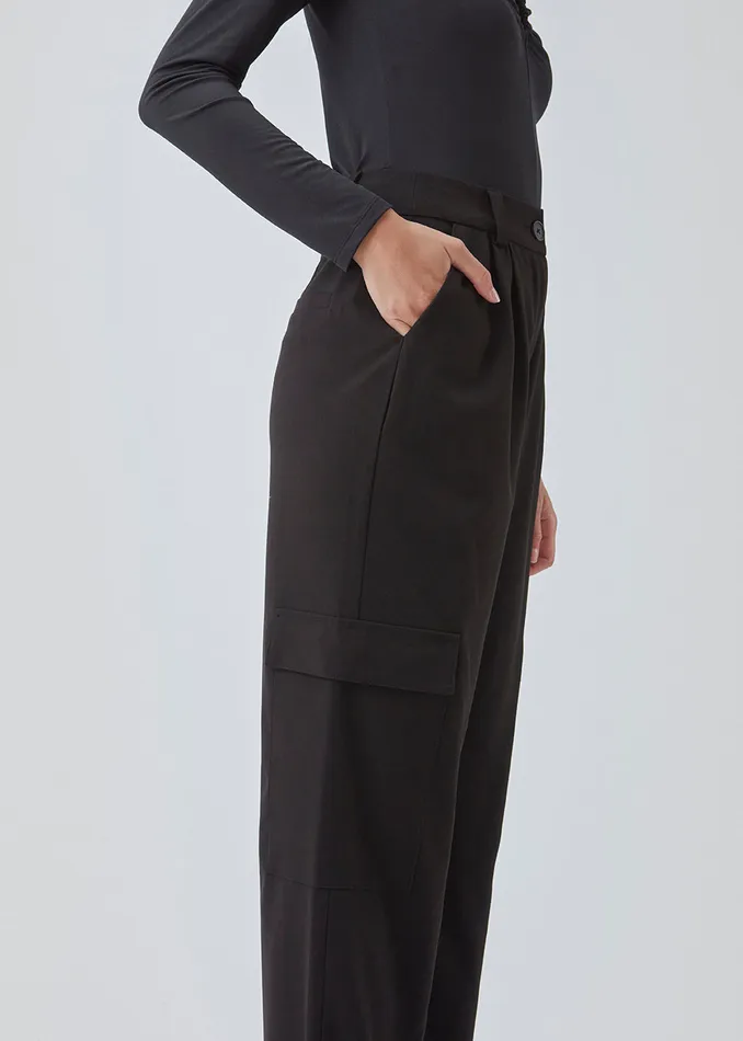 Women AnkerMD Pocket Pants Black Modstrm Suits Women AnkerMD Pocket Pants Black Modstrm Suits
