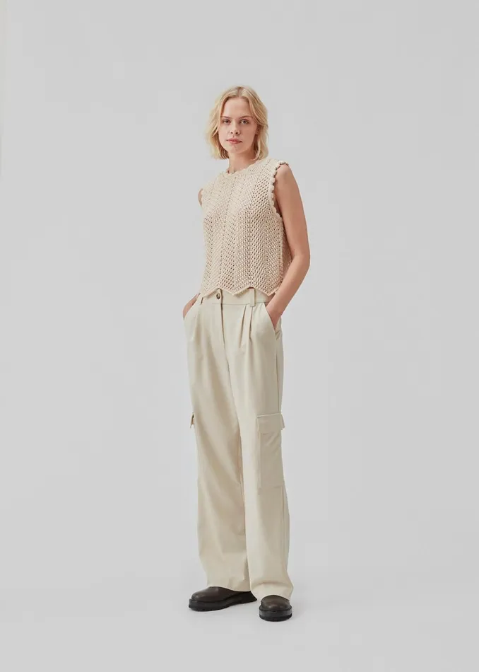 Women AnkerMD Pocket Pants Summer Sand Modstrm Suits Women AnkerMD Pocket Pants Summer Sand Modstrm Suits
