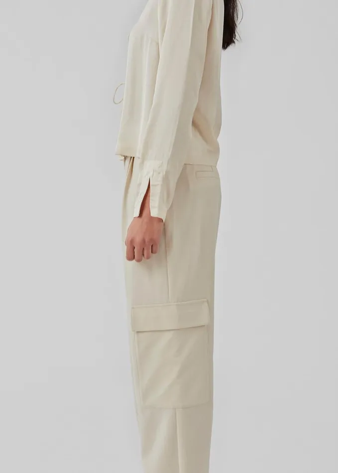 Women AnkerMD Pocket Pants Summer Sand Modstrm Suits Women AnkerMD Pocket Pants Summer Sand Modstrm Suits