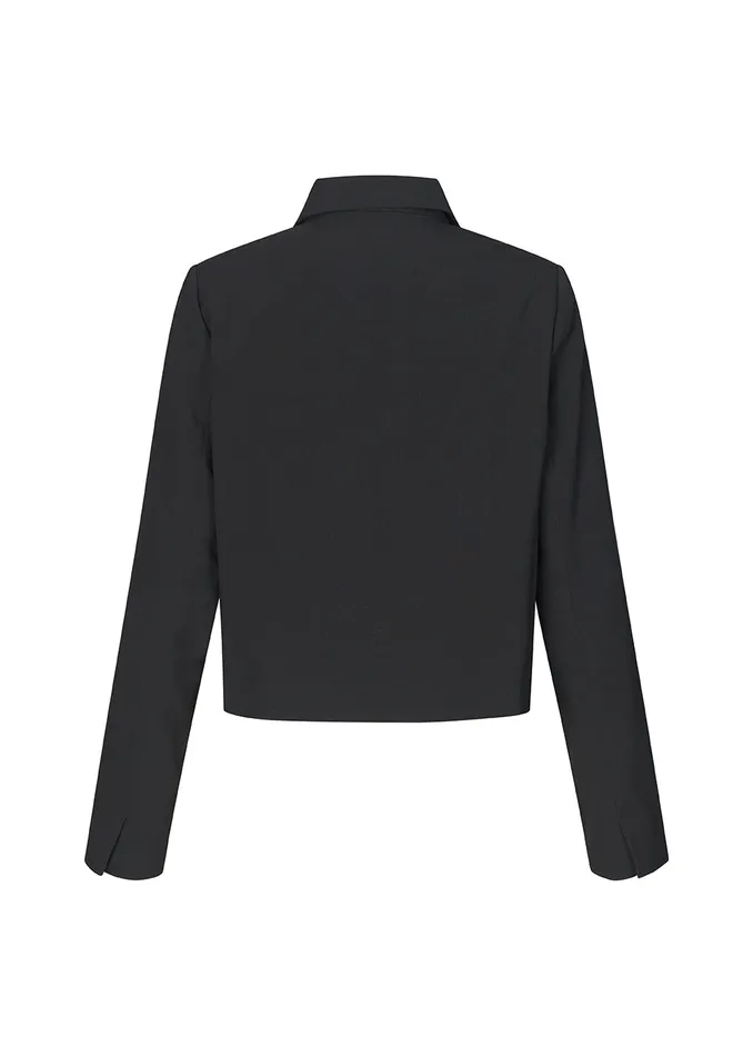 Women AnkerMD Short Blazer Black Modstrm Blazer Women AnkerMD Short Blazer Black Modstrm Blazer