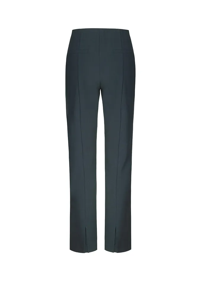 Women AnkerMD Slit Pants Midnight Blue Modstrm Suits Women AnkerMD Slit Pants Midnight Blue Modstrm Suits