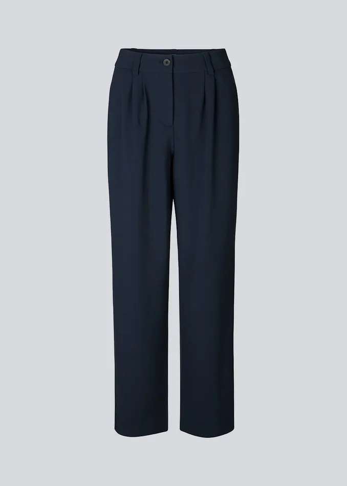 Women AnkerMD Wide Pants Midnight Blue Modstrm Pants and Leggings