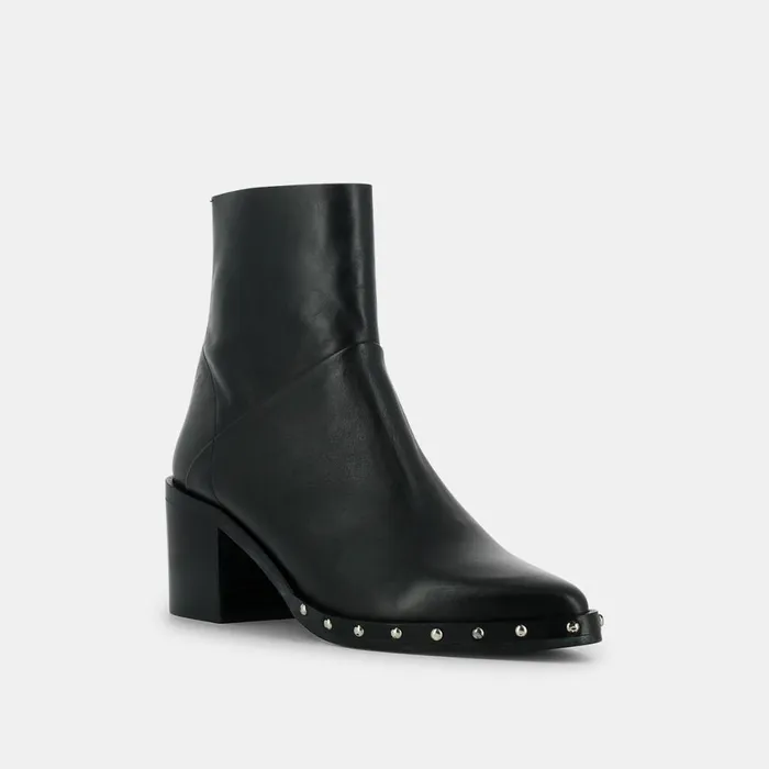 Women Ankle Boots Lowboots Jonak Black Leather Boots