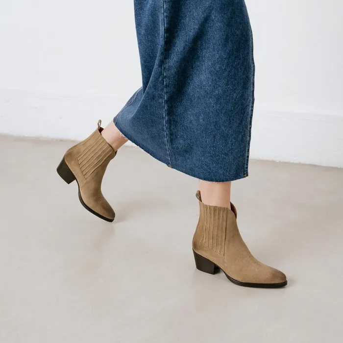 Women Ankle Boots Lowboots Jonak Boots With Heels And Closed Toes