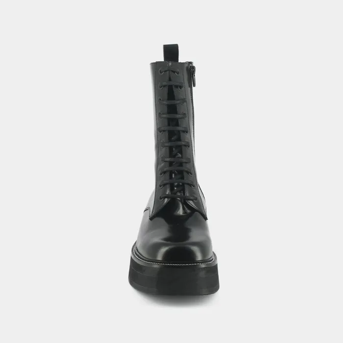 Women Ankle Boots Lowboots Jonak Boots With Laces And Thick Sole
