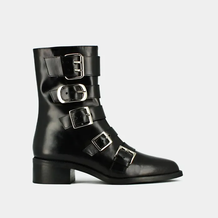 Women Ankle Boots Lowboots Jonak Boots With Straps And Pointed Toes