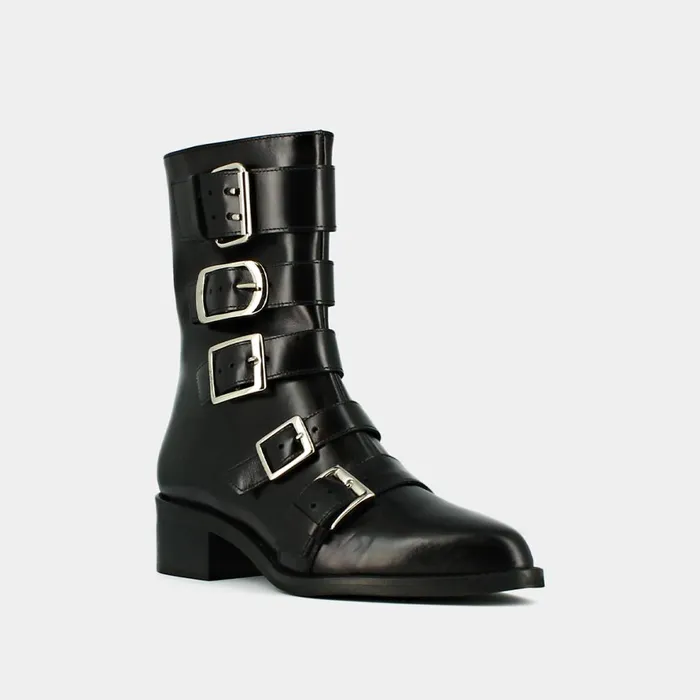 Women Ankle Boots Lowboots Jonak Boots With Straps And Pointed Toes