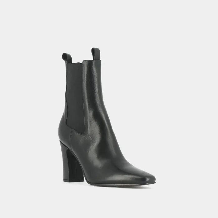 Women Ankle Boots Lowboots Jonak Heeled Boots Pointed Toe And Elastic