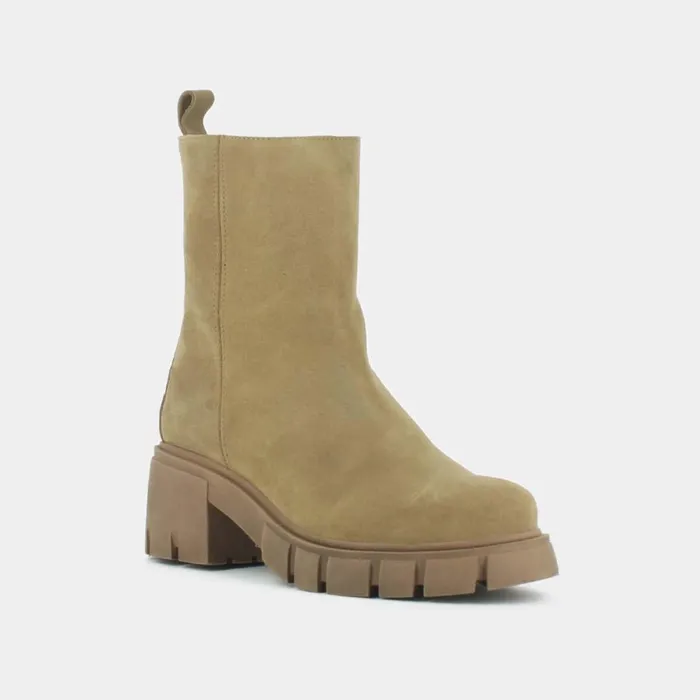 Women Ankle Boots Lowboots Jonak Heeled Boots With Notched Soles