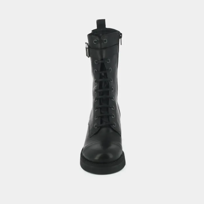 Women Ankle Boots Lowboots Jonak LaceUp Boots Heels And Silver Detail