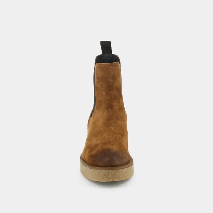 Women Ankle Boots Lowboots Jonak Rider Boots With Round Tip And Thick Sole