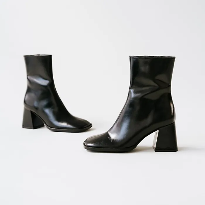Women Ankle Boots Lowboots Jonak Thick Heels And Square Toes