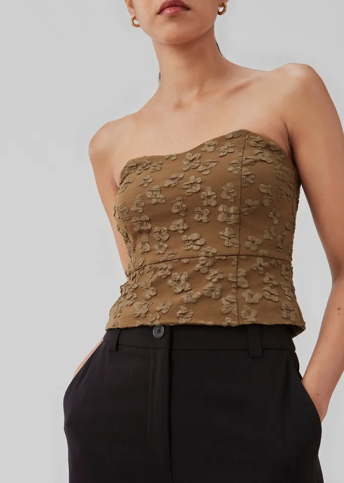 Women AtiraMD Crop Top Dark Forest Modstrm Tops Women AtiraMD Crop Top Dark Forest Modstrm Tops