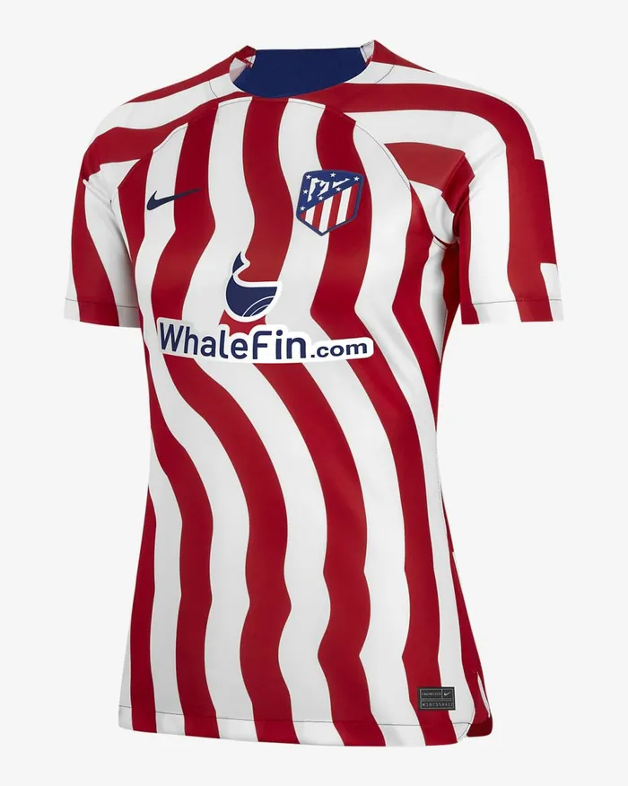 Women Atltico Madrid 202223 Stadium Home Whitesport Reddeep Royal Blue Nike Tops And TShirts Women Atltico Madrid 202223 Stadium Home Whitesport Reddeep Royal Blue Nike Tops And TShirts