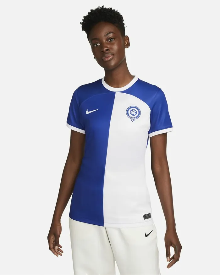 Women Atltico Madrid 202324 Stadium Away Old Royalwhitewhite Nike Tops And TShirts Women Atltico Madrid 202324 Stadium Away Old Royalwhitewhite Nike Tops And TShirts