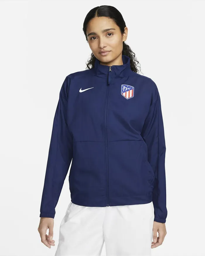 Women Atltico Madrid Blue Voidwhite Nike Jackets