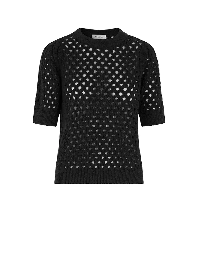 Women AuroraMD Oneck Black Modstrm Blouses and Knitwear Women AuroraMD Oneck Black Modstrm Blouses and Knitwear
