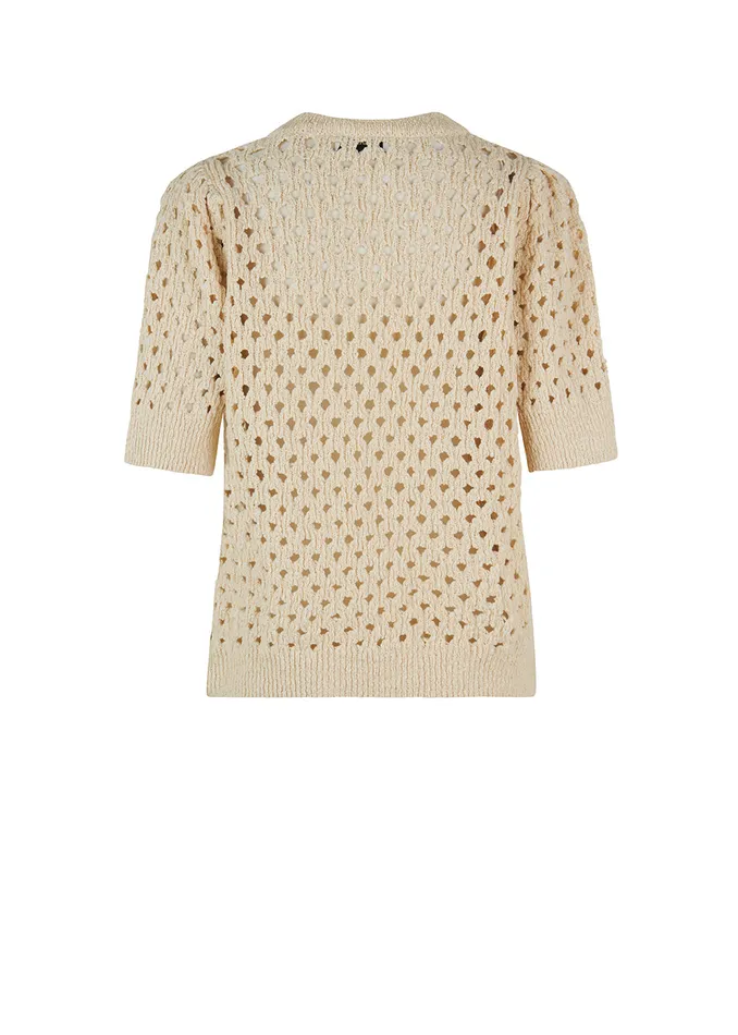 Women AuroraMD Oneck Summer Sand Modstrm Blouses and Knitwear Women AuroraMD Oneck Summer Sand Modstrm Blouses and Knitwear