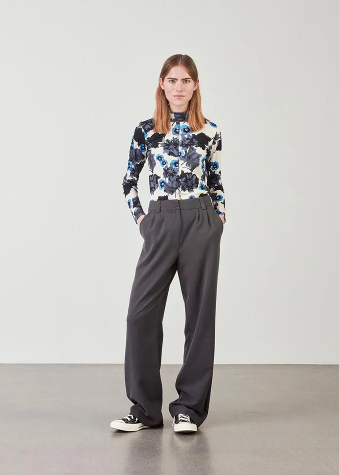 Women AustinMD Print Top Shadow Flower Modstrm Tops