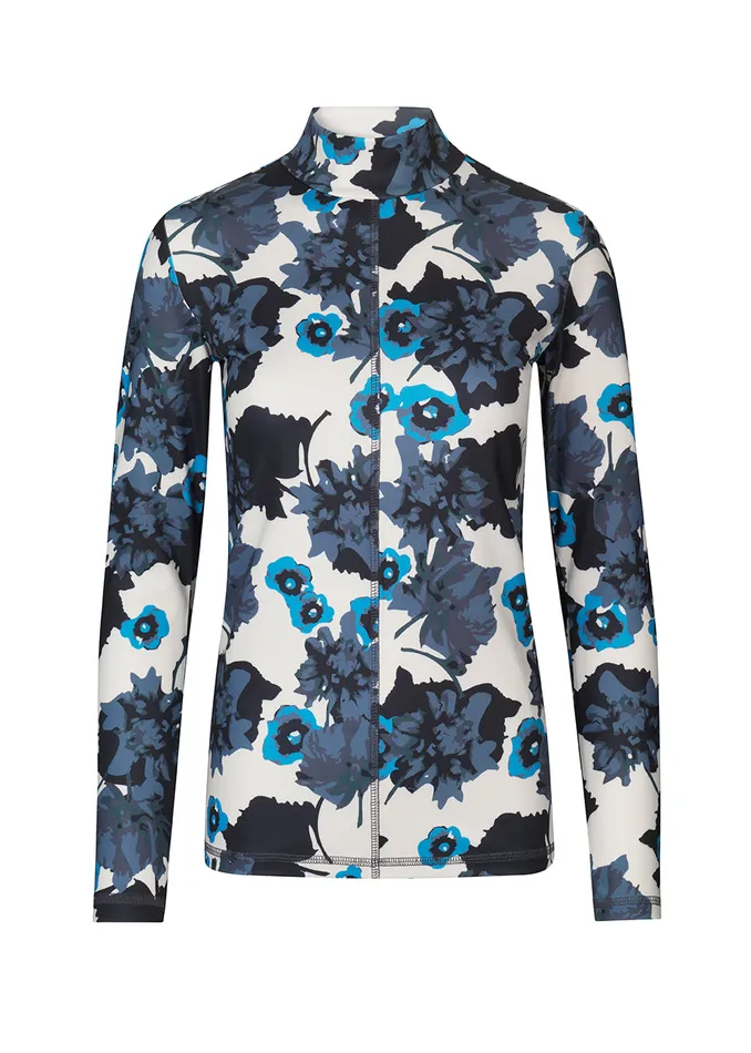 Women AustinMD Print Top Shadow Flower Modstrm Tops