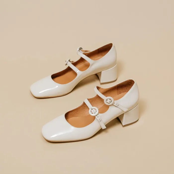 Women Babies Salomes Jonak Babies With Double Straps And Rounded Toes