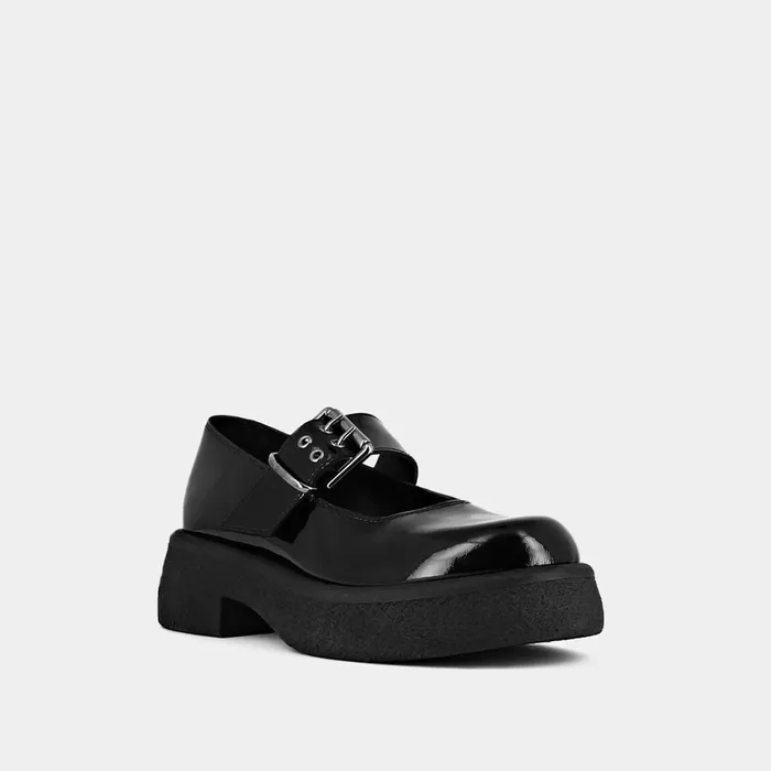 Women Babies Salomes Jonak Babies With Platforms Buckles And Round Toes