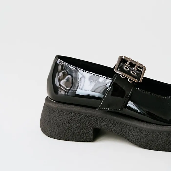 Women Babies Salomes Jonak Babies With Platforms Buckles And Round Toes