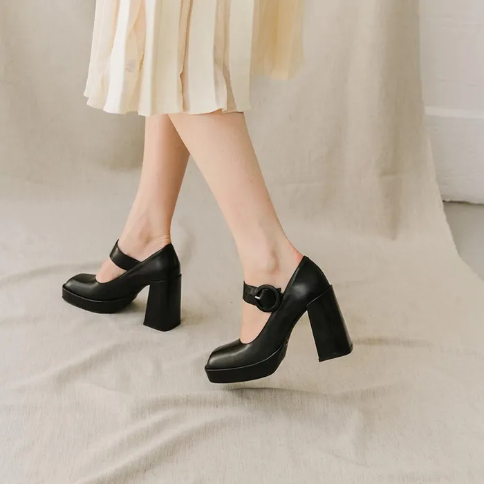 Women Babies Salomes Jonak Booties With Heels Platforms And Square Toes