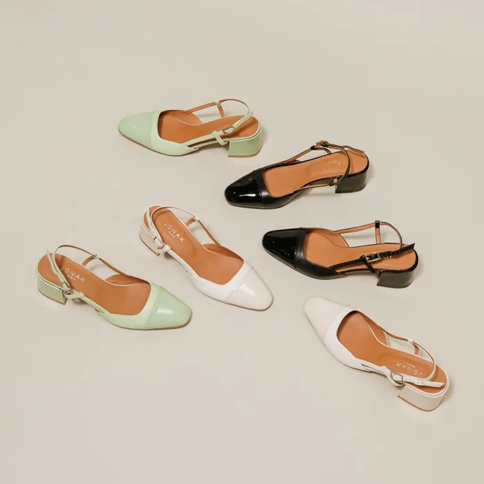 Women Babies Salomes Jonak OpenHeeled Slippers