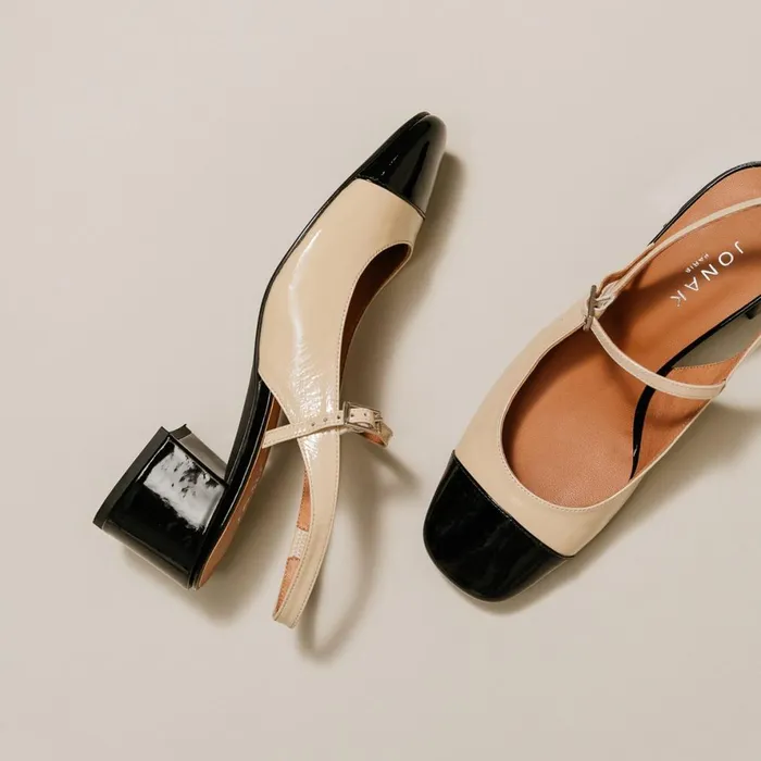 Women Babies Salomes Jonak SquareToe Slingback Shoes