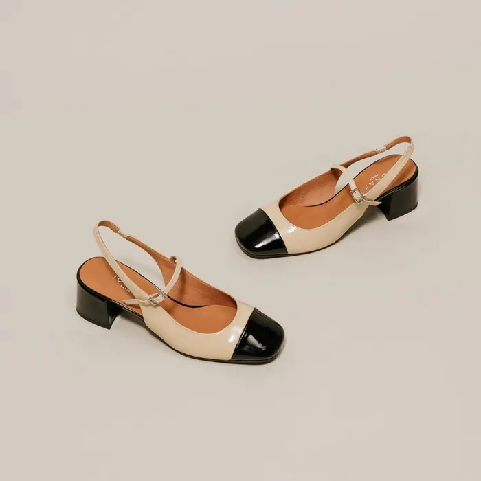 Women Babies Salomes Jonak SquareToe Slingback Shoes