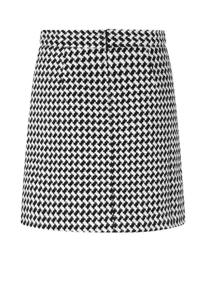Women BadiaMD Skirt Black White Check Modstrm Skirts Women BadiaMD Skirt Black White Check Modstrm Skirts
